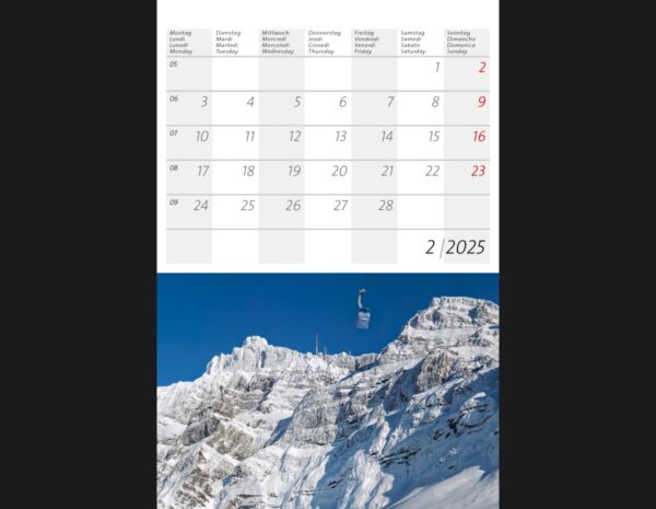 Kleiner Schweizer Kalender 2025