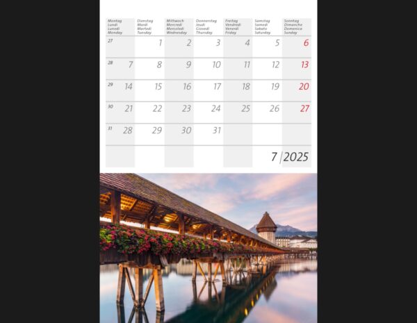 Kleiner Schweizer Kalender 2025