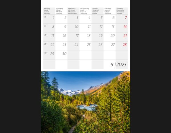 Kleiner Schweizer Kalender 2025